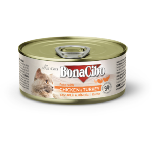 Bonacibo Pâté Premium pour chat adulte au poulet et à la dinde *12